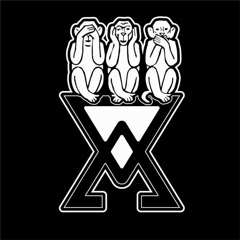 Antidote Monkeys Tee - Black