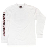 Independent Bar Cross Longsleeve Tee - White