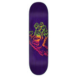 Santa Cruz Throwdown Hand Hard Rock Maple Deck - Purple