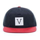 Vans Chima Unstructured Cap - Black/Chili Pepper