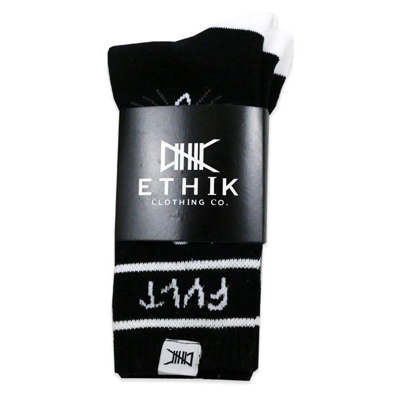 Ethik x Cult DeEvils Socks - Black Black