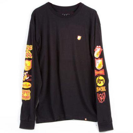 S&M History Long sleeve Tee - Black