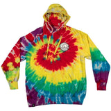 The Trip Tie-Dye Psych Hoodie - Rainbow