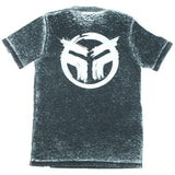 Federal Freehand Tee - Black Acid Wash
