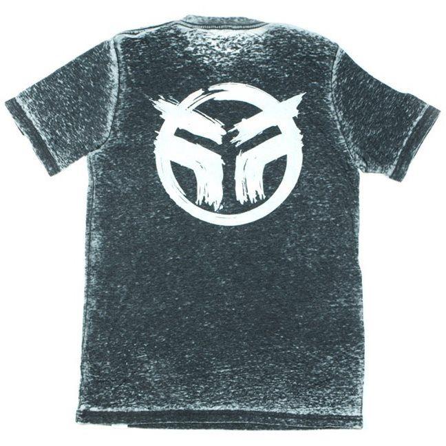 Federal Freehand Tee - Black Acid Wash