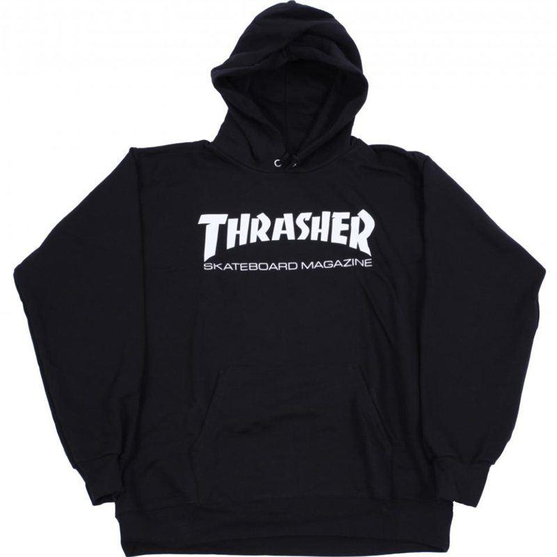 Thrasher Skate Mag Hooded Sweat - Black