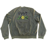 Cult In Bloom Bomber Jacket - Military Green