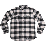 The Trip Buffalo Flannel Shirt - Off White/Black