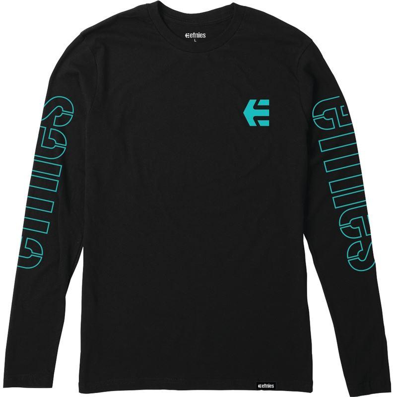 Etnies Stencil Longsleeve Tee - Black