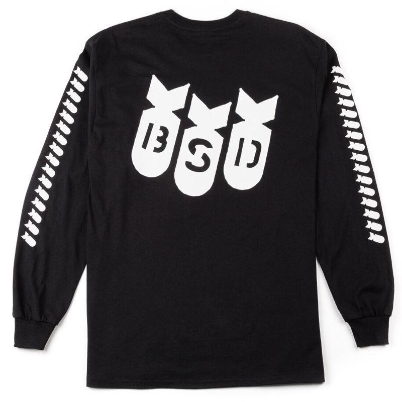 BSD Bomber Longsleeve Tee - Black