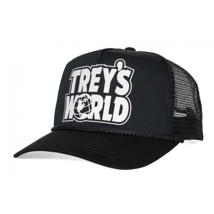 Shadow Trey's World Snapback Hat - Black