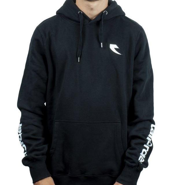 Tall Order Patch / Arm Print Hooded Sweatshirt - Black