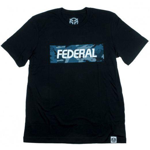 Federal Blue Camo Tee - Black