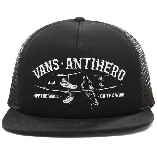 Vans x Anti Hero Wired Trucker Hat - Black
