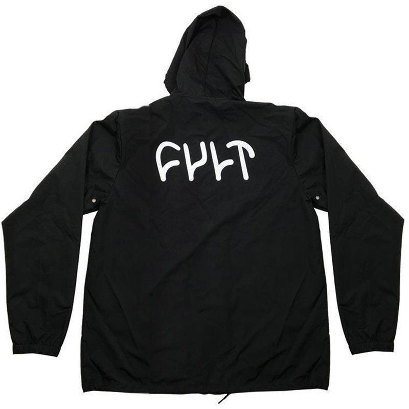 Cult Memorandum Hooded Nylon Jacket - Black