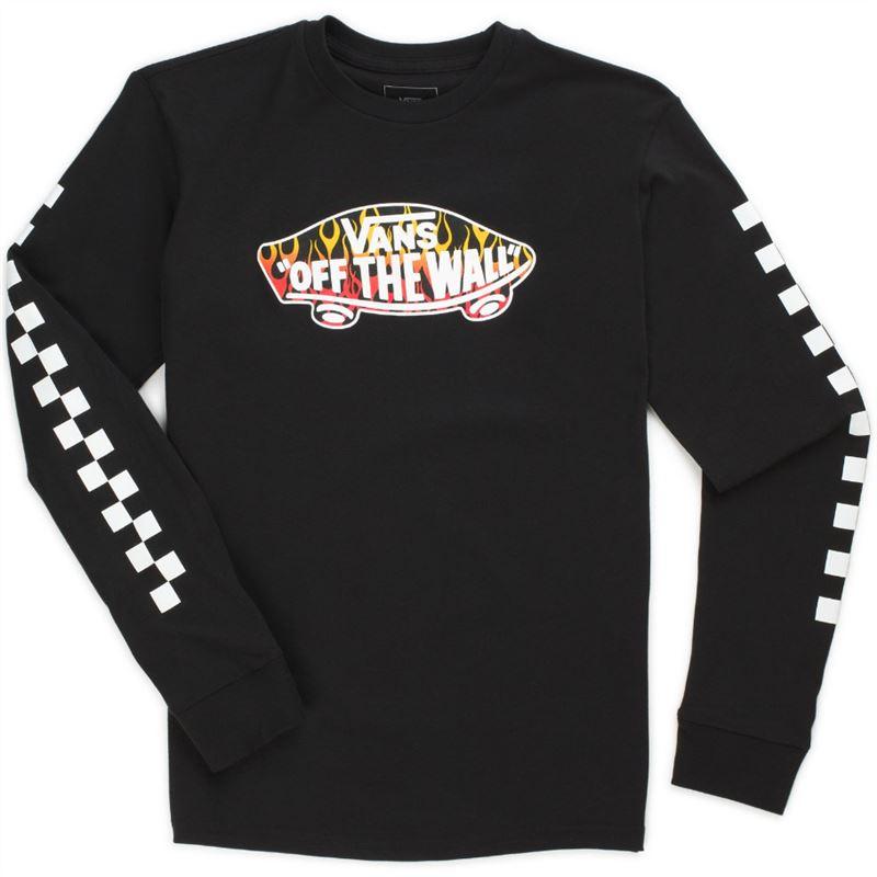 Vans Kids OTW Check Longsleeve Tee - Black