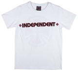 Independent Youth Bar Cross Tee - White
