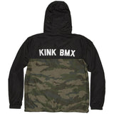 Kink Breach Windbreaker Jacket - Black/Camo