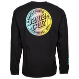 Santa Cruz MFG Fade Dot Longsleeve Tee - Black