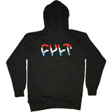 Cult Politics Hooded Sweat - Black