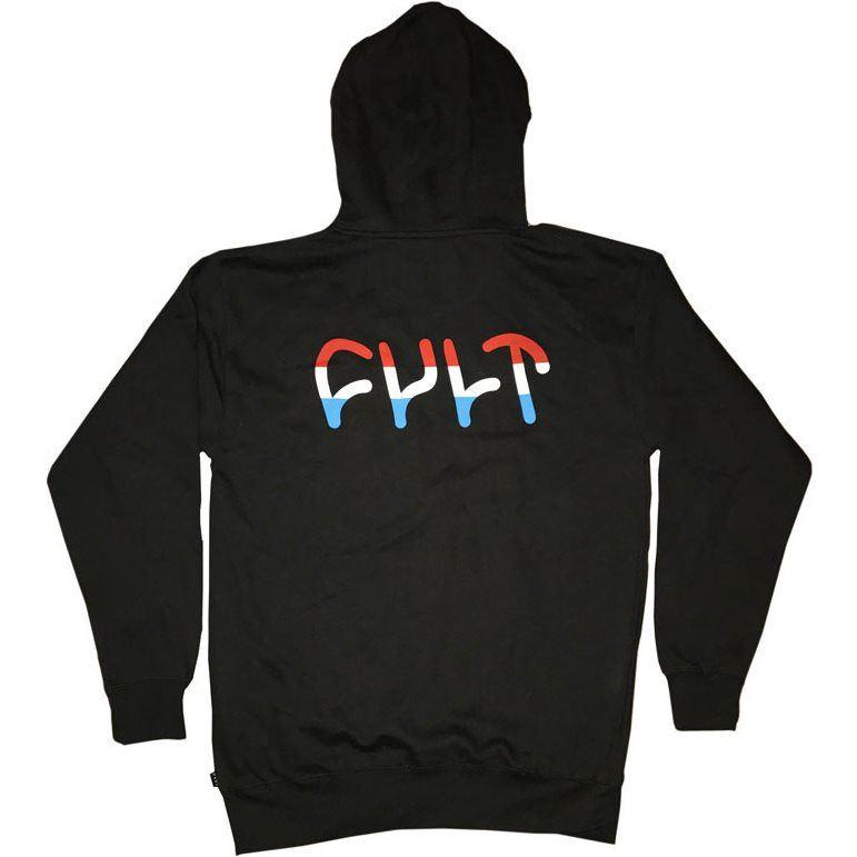Cult Politics Hooded Sweat - Black