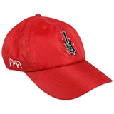 Ethik x Cult DeEvils Windbreaker Dad Hat - Red Red