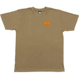 BSD Melting Acid Face Tee - Surplus Green