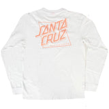 Santa Cruz SC Squared Longsleeve Tee - White