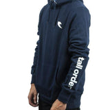 Tall Order Patch / Arm Print Hooded Sweatshirt - Navy Blue