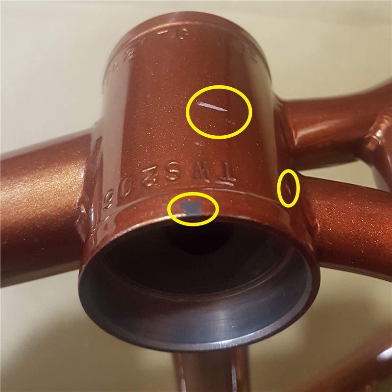 Total BMX TWS Frame *COSMETIC DAMAGE* Metal Copper / 20.6"