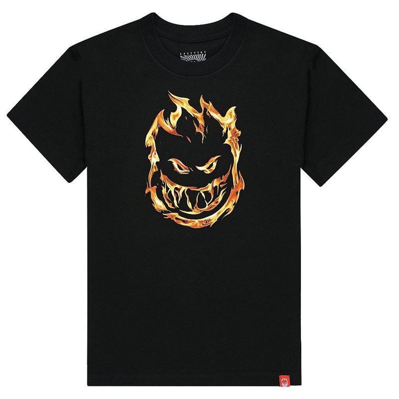 Spitfire Youth 451 Tee - Black/Flame