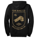 FBM BYO Zip Up Hoodie - Black