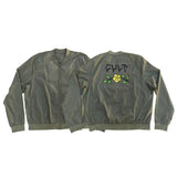 Cult In Bloom Bomber Jacket - Military Green