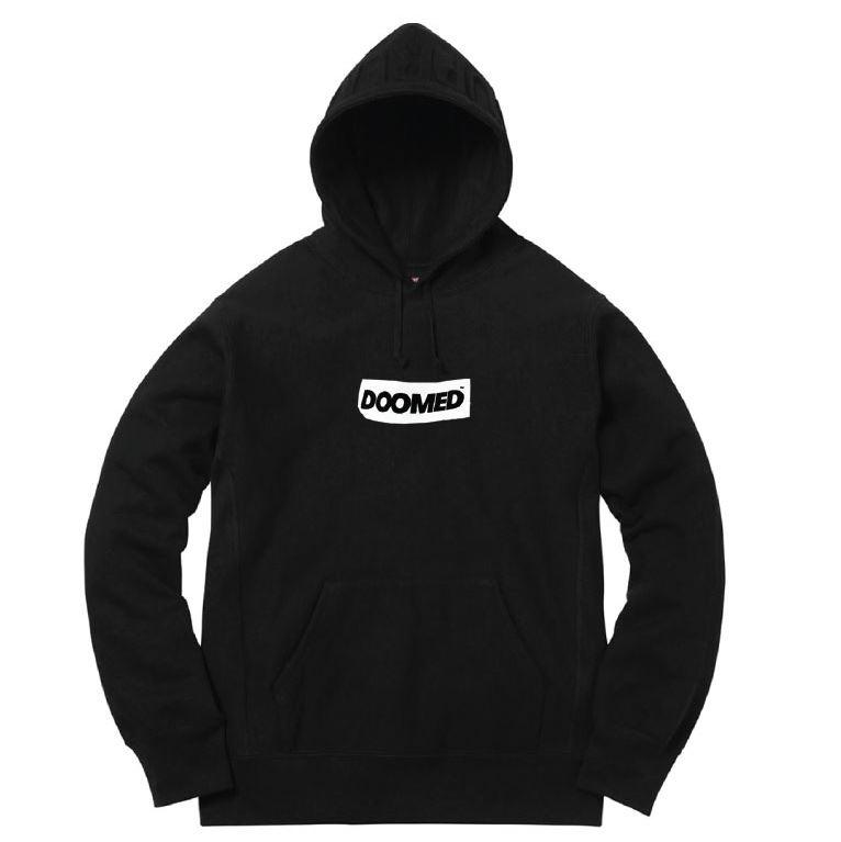 Doomed Smoky Eyes Hoodie - Black