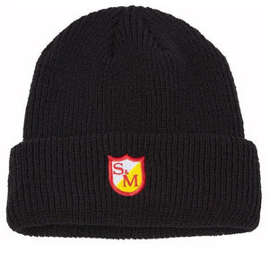 S&M Embroidered Shield Beanie