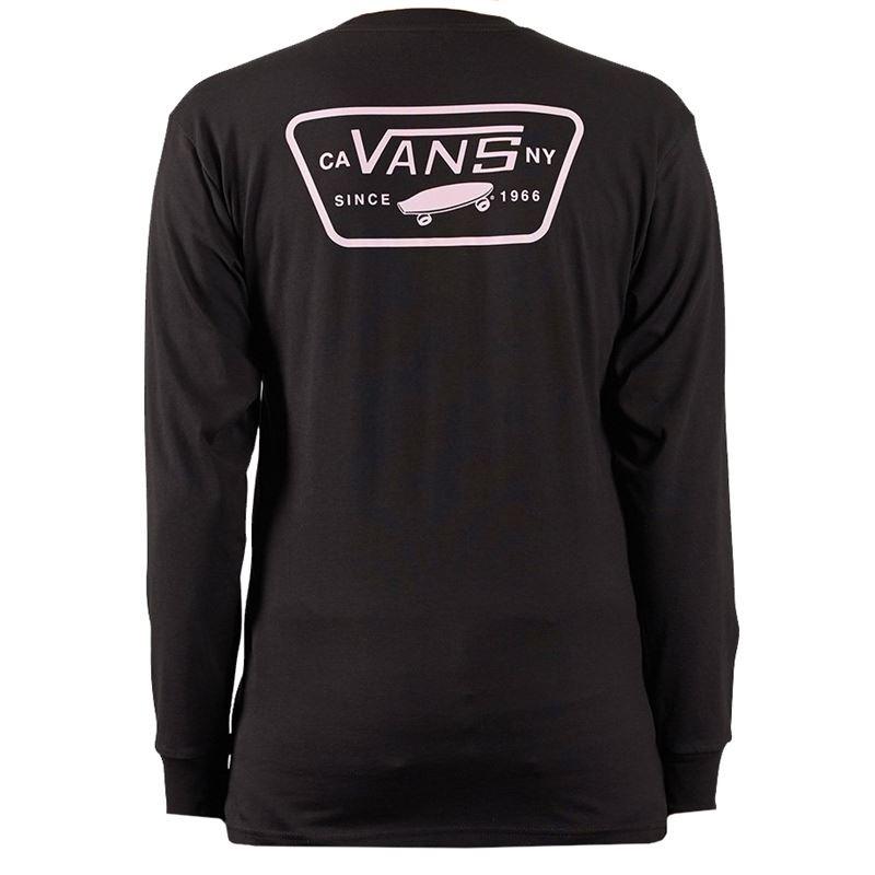 Vans Full Patch Back Longsleeve Tee - Black/Violet