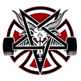 Independent X Thrasher Pentagram Cross Large Single Sticker