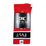 Ethik x Cult DeEvils Socks - Red Red
