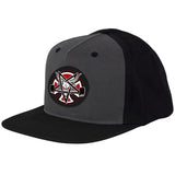 Independent X Thrasher Pentagram Snapback Cap - Grey/Black