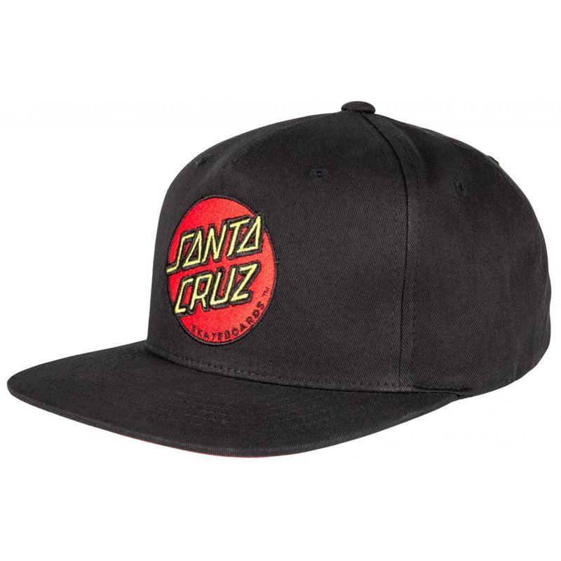 Santa Cruz Classic Dot Cap - Black
