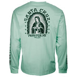 Santa Cruz JJ Lupe Longsleeve Tee - Pool Blue