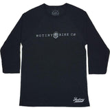 Mutiny Hesh'd 3/4 Sleeve Tee - Black