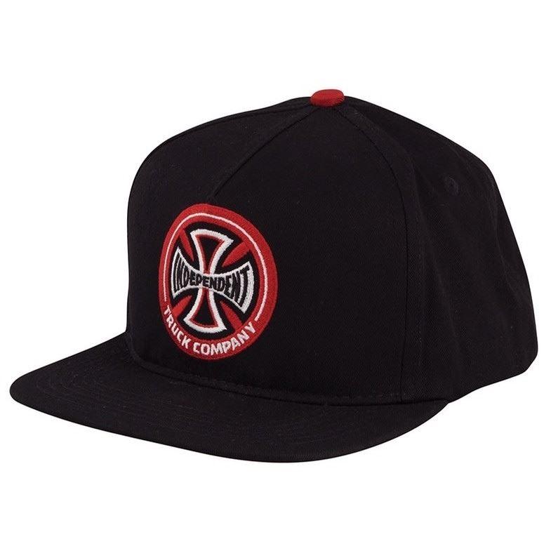 Independent Hollow Cross Cap - Black/Red