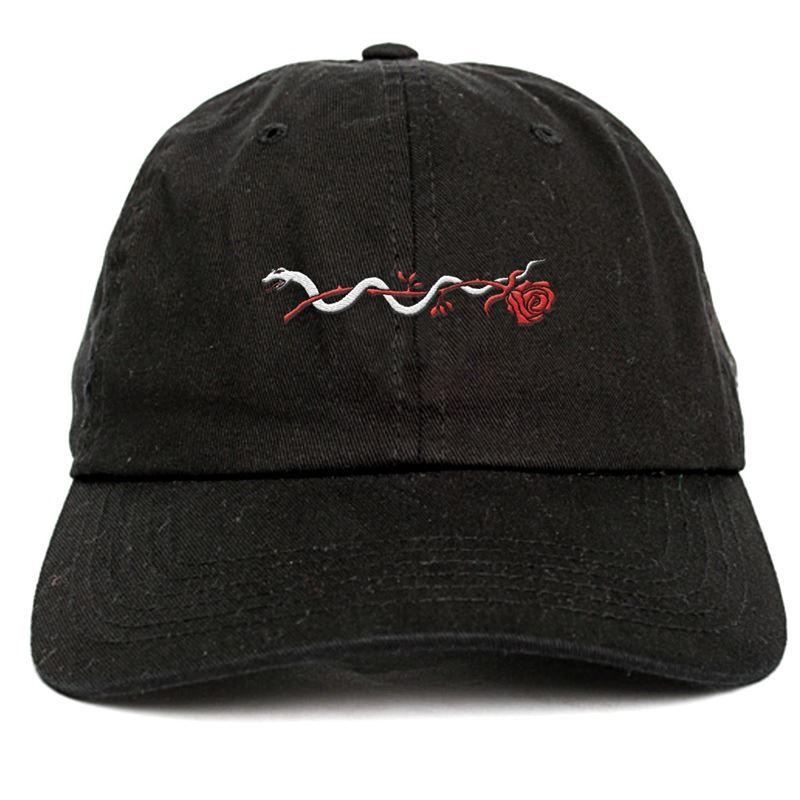 Subrosa Slither Dad Hat - Black Black