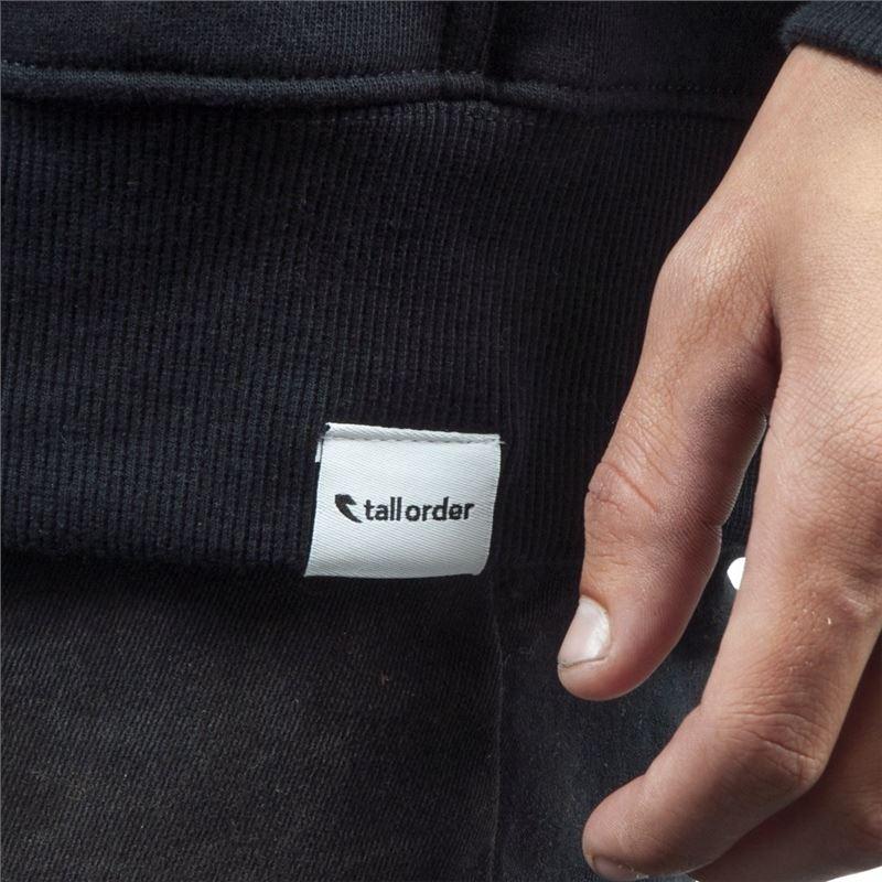 Tall Order Patch / Arm Print Hooded Sweatshirt - Black