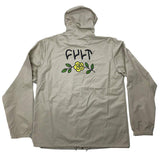 Cult In Bloom Hooded Nylon Jacket - Tan