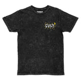 Cult Later Than U Think Tee - Black Acid Wash