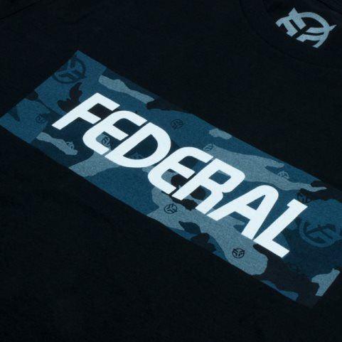 Federal Blue Camo Tee - Black