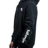 Tall Order Patch / Arm Print Hooded Sweatshirt - Black