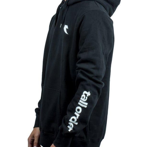 Tall Order Patch / Arm Print Hooded Sweatshirt - Black